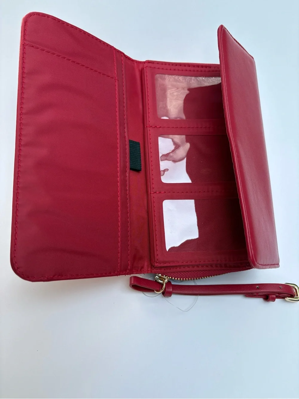 Time and Tru Red Wristlet Clutch wallet/ women’s wallet new